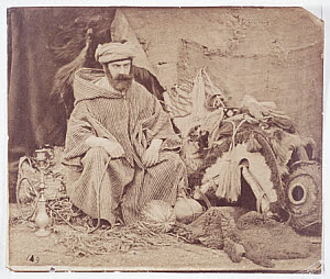 10454222
&copy; Royal Photographic Society
William Morris Grundy in native costume, c 1855.