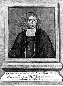 10300423
&copy; Science Museum
Johann Joachim Becher, German physician and chemist, c 1670s.