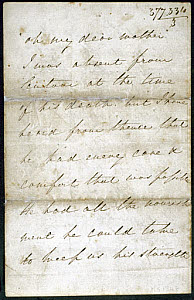 10404924
&copy; Science Museum Archive
Letter from Florence Nightingale, May 1856.