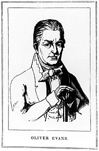 10301225
&copy; Science Museum
Oliver Evans, American inventor and millwright, c 1800.