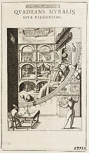 10436728
&copy; Science Museum Library
Tycho Brahe and his mural quadrant, 1587.