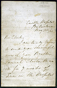 10404929
&copy; Science Museum Archive
Letter from Florence Nightingale, May 1856.