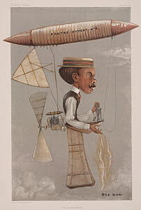 10419333
&copy; Science Museum Pictorial
Alberto Santos-Dumont, Brazilian aviator, 1901.