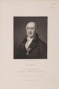 10400334
© Science Museum Pictorial
Jean Baptiste Joseph Delambre, French astronomer, c 1810s. 10400334
© Science Museum Pictorial
Jean Baptiste Joseph Delambre, French astronomer, c 1810s.