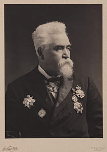 10401334
&copy; Science Museum Pictorial
Sir Hiram Maxim, American engineer and inventor, c 1900.
