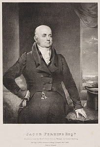 10419537
&copy; Science Museum Pictorial
Jacob Perkins, American mechanical engineer and inventor, 1825.