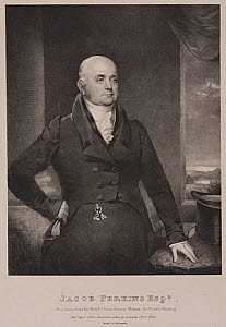 10400239
&copy; Science Museum Pictorial
Jacob Perkins, American mechanical engineer and inventor, 1825.