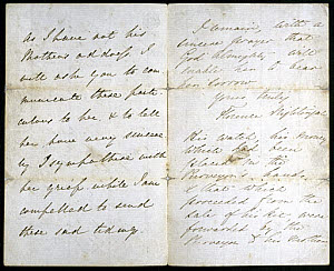 10404939
&copy; Science Museum Archive
Letter from Florence Nightingale, May 1856.