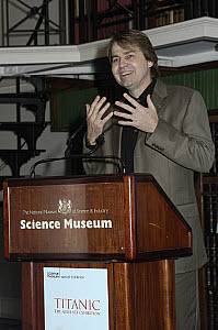 10411339
&copy; Science Museum
Mark Lach, designer of �Titanic: The Artefact Exhibition�, March 2003.