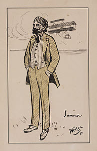 10400240
&copy; Science Museum Pictorial
Sommer, airman, 1910.