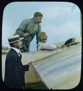10464141
&copy; TBC / Royal Photographic Society
Adolphe Pegoud, �the daring French aeronaut�, c 1913.