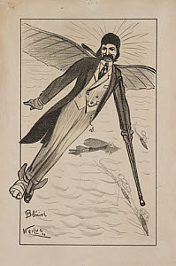 10400443
&copy; Science Museum Pictorial
Louis Bleriot, French aviator, 1910.