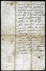 10404944
&copy; Science Museum Archive
Letter from Samuel Clark�s mother to his sister, 1856.