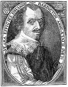 10321246
&copy; Science Museum
John Babington, English gunner and mathematician, 17th century.
