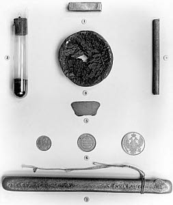 10268049
&copy; Science Museum
Relics associated with Michael Faraday, 1810-1867.