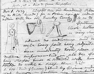 10317949
&copy; Science Museum
John Herschel's drawing of a clockwork device, c 1830s.
