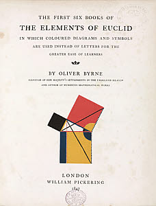 10415653
&copy; Science Museum Library
Title page to the �Elements of Euclid�, 1847.