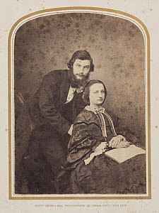 10419354
&copy; Science Museum Pictorial
Sir William Henry Perkin, English chemist, and his wife Jemima, c 1860.