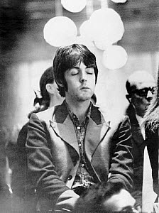 10296156
Paul McCartney meditating, 25 August 1967.