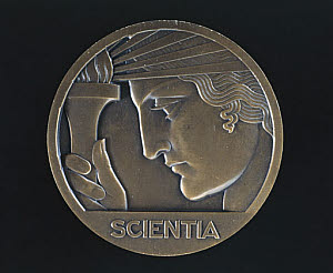 10328160
&copy; Science Museum Pictorial
Medal celebrating the 400th anniversary of the College de France, Paris, 1930.