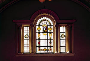 10304962
&copy; Science Museum
Window commemorating Henry Maudslay, Greenwich Town Hall, c 1995.