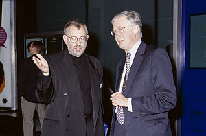10328165
&copy; Science Museum
Science Museum director Dr Lindsay Sharp and Michael Meacher, 2002.