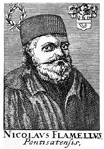 10301367
&copy; Science Museum Pictorial
Nicolas Flamel, French alchemist, 14th century.