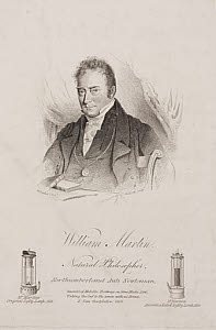 10400267
&copy; Science Museum Pictorial
William Martin, English poet and physicist, c 1820s.