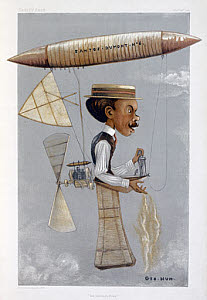 10199568
&copy; Science Museum Pictorial
Alberto Santos-Dumont, Brazilian aviator, 1901.