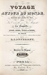10411771
&copy; Science Museum Library
Title page of �Voyage round the world�, 1822-1825.