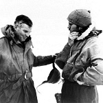 10300975
&copy; Science Museum
Lt Cmdr Dalgleish and Sir Vivian Ernest Fuchs, British explorers, c 1957.