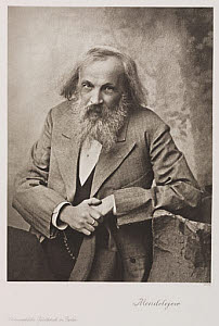 10401678
&copy; Science Museum Pictorial
Dmitry Ivanovich Mendeleyev, Russian chemist, c 1905.