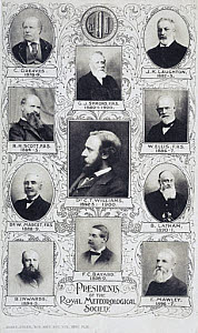 10315180
&copy; Science Museum Library
Former presidents of the Royal Meteorological Society, 1900.