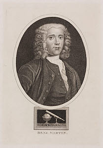 10400288
&copy; Science Museum Pictorial
Benjamin Martin, English mathematician and instrument maker, c 1730s.