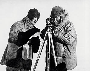 10309294
&copy; NMeM Daily Herald Archive
Admiral Richard Byrd, American explorer, at the South Pole, c 1920s.