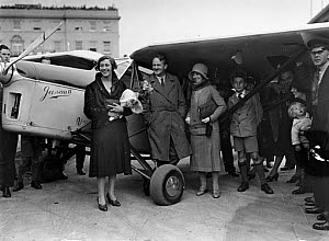 10320799
&copy; NMeM Daily Herald Archive
Amy Johnson, British aviator, Croydon Aerodrome, 9 September 1931.