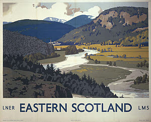 10173703
&copy; NRM - Pictorial Collection
'Eastern Scotland: Royal Deeside', LNER/LMS poster, 1935.