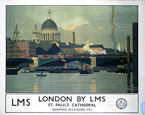 10174009
&copy; NRM - Pictorial Collection
�London by LMS�, LMS poster, c 1925.