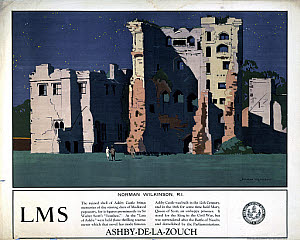10174011
&copy; NRM - Pictorial Collection
�Ashby-de-la-Zouch�, LMS poster, 1923-1947.