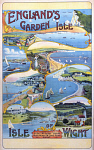10172320
&copy; NRM - Pictorial Collection
'England's Garden Isle�, Isle of Wight Railways poster, c 1910.