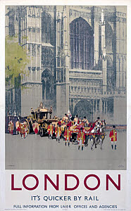 10174220
&copy; NRM - Pictorial Collection
'Lord Mayor's Coach', LNER poster, 1923-1947.