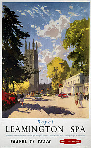10176025
&copy; NRM - Pictorial Collection
�Royal Leamington Spa�, BR (WR) poster, 1958.