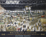 10173129
&copy; NRM - Pictorial Collection
�Waterloo Station - War�, SR poster, 1948.