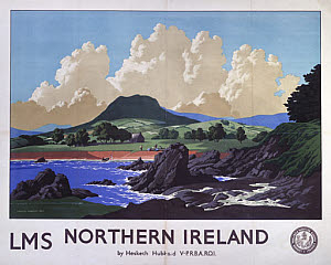 10173532
&copy; NRM - Pictorial Collection
'Northern Ireland', LMS poster, 1944.