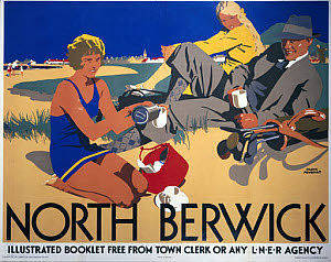 10173537
&copy; NRM - Pictorial Collection
'North Berwick', LNER poster, 1923.