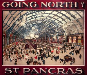 10174037
&copy; NRM - Pictorial Collection
'Going North? St Pancras', MR poster, 1910.