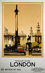 10170742
&copy; NRM - Pictorial Collection
�London - Trafalgar Square�, BR(LMR) poster, 1948-1965.