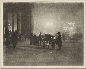 10458550
&copy; TBC / Royal Photographic Society
'St Martin-in-the-Fields, Night', 1924.