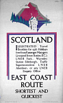 10170852
&copy; NRM - Pictorial Collection
'Scotland - East Coast Route', LNER poster, 1926.