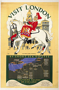 10173953
&copy; National Railway Museum
Visit London, SR poster, 1927.